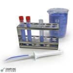 RVS Reageerbuisrek - test-tube-rack-for-easy-working